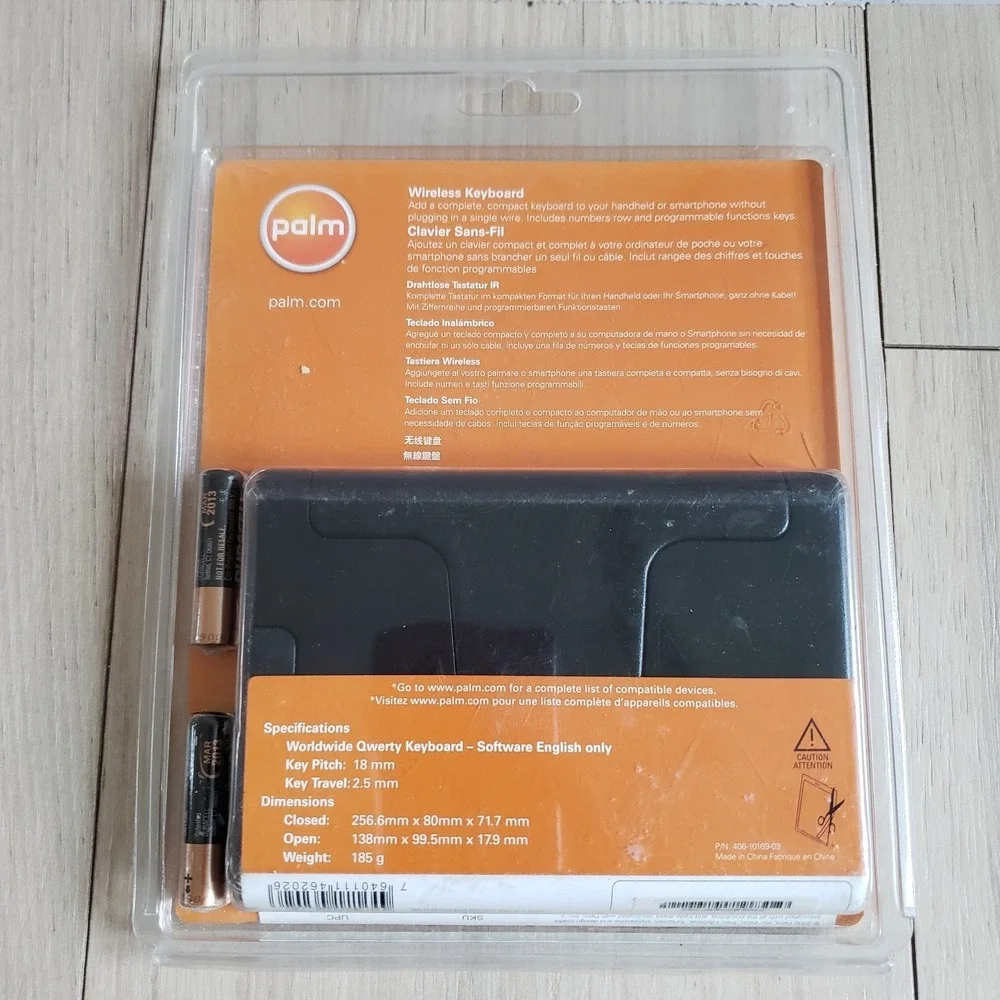 Palm Universal Wireless Keyboard Foldable Mini Micro Bluetooth Full‎ Size Travel